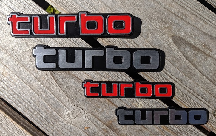 BADGE TURBO